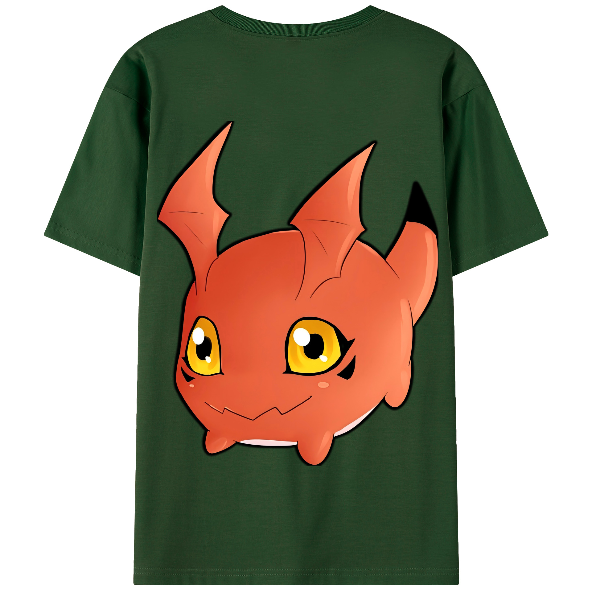 （画像用） Digimon デジタルモンスター/デジモン 綿100％半袖Tシャツ（背面プリント）